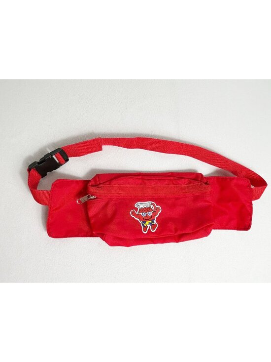 Kool Aid Handbags - Vintage 1990s Kool Aid Man Red Nylon Fanny Pack Retro